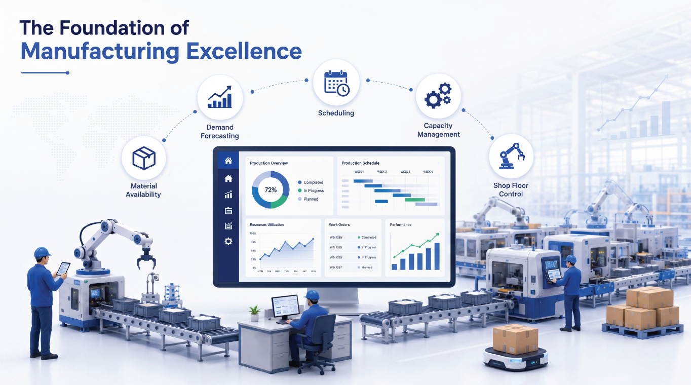 Achieve Smarter Planning, Greater Efficiency, and Better On-Time Delivery with OptiPro Manufacturing