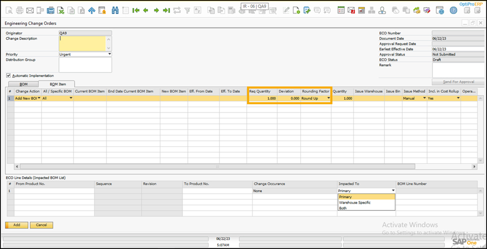 Added Supply Chain Planning Capabilities