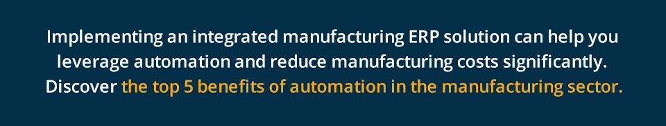 Implementing an integrated manufacturing