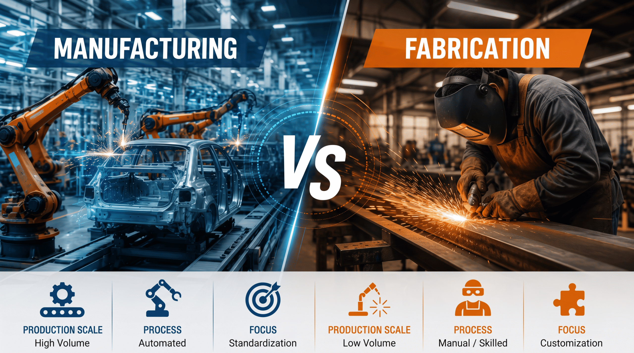 Manufacturing vs. Fabrication – Overview