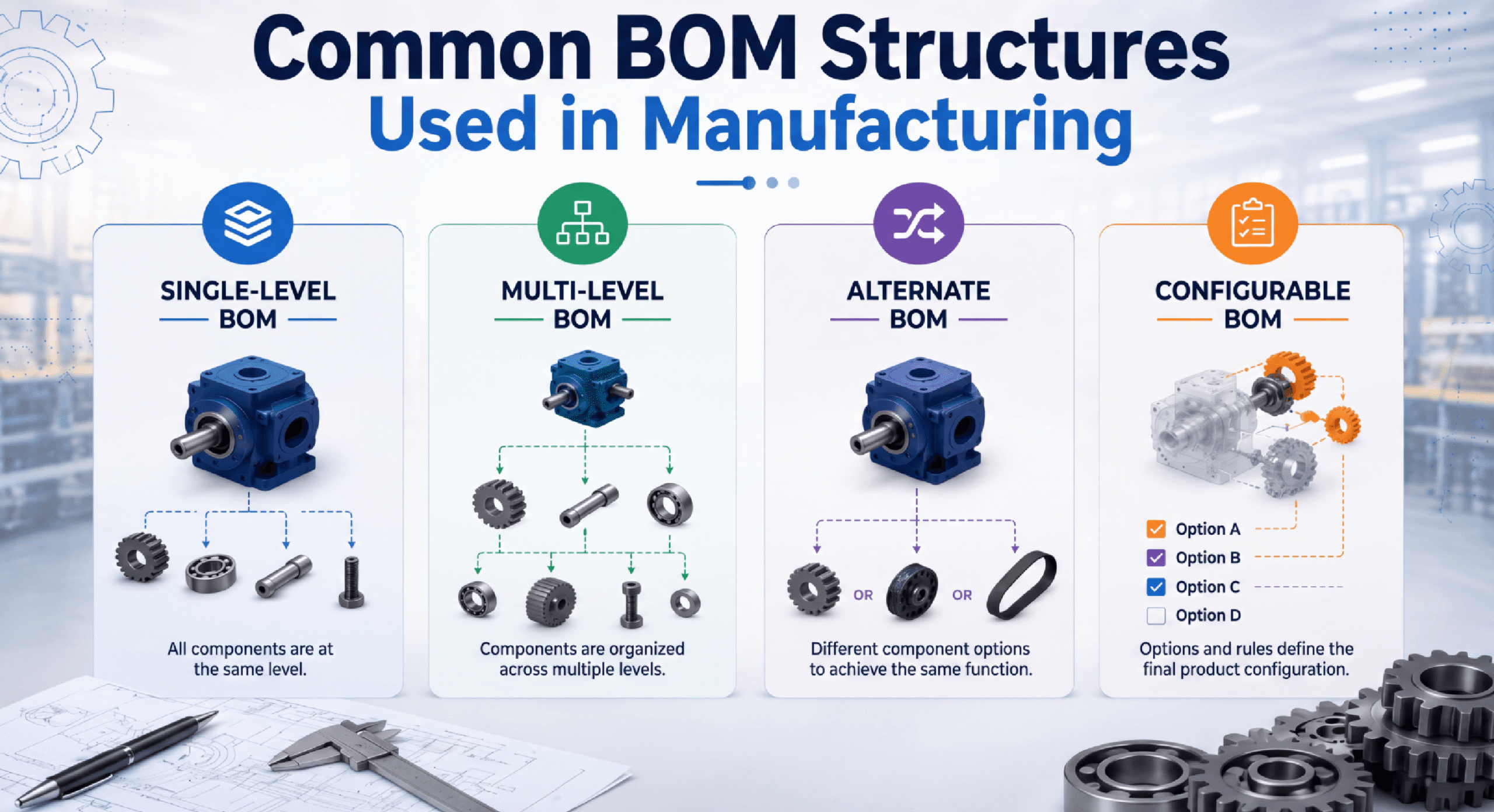 a well structured bom drives smarter manufacturing