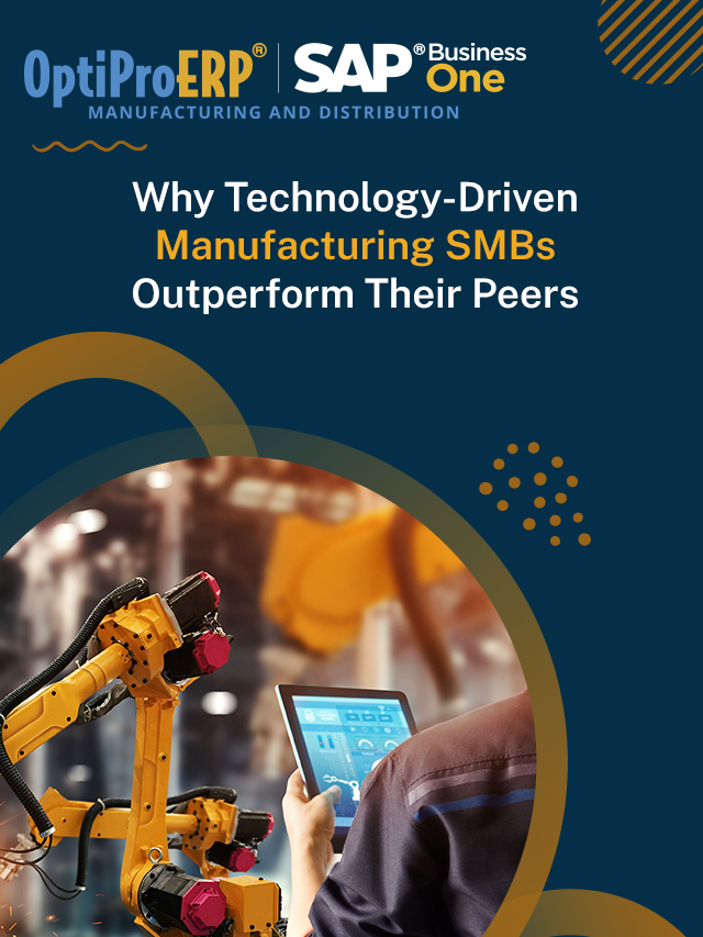 Why Technology-Driven Manufacturing SMBs Outperform Their Peers