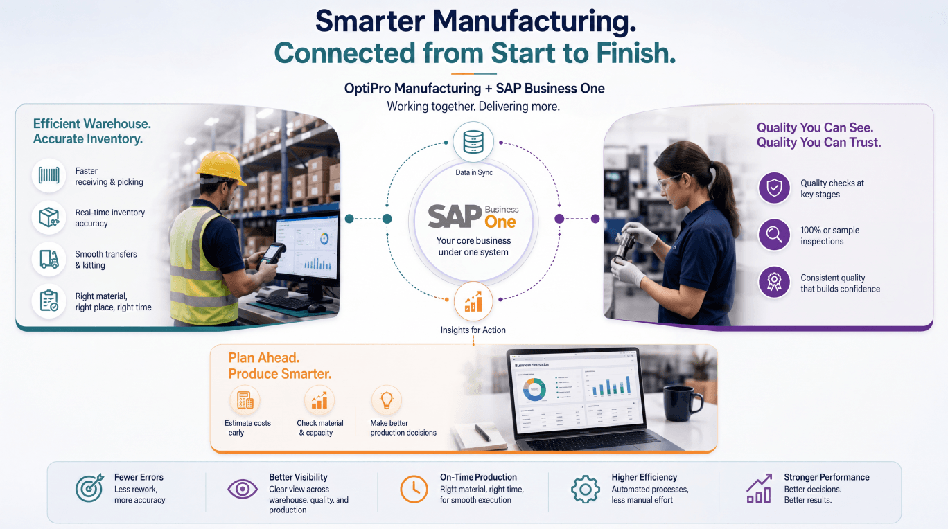 smarter manufacturing connceted from start to finish