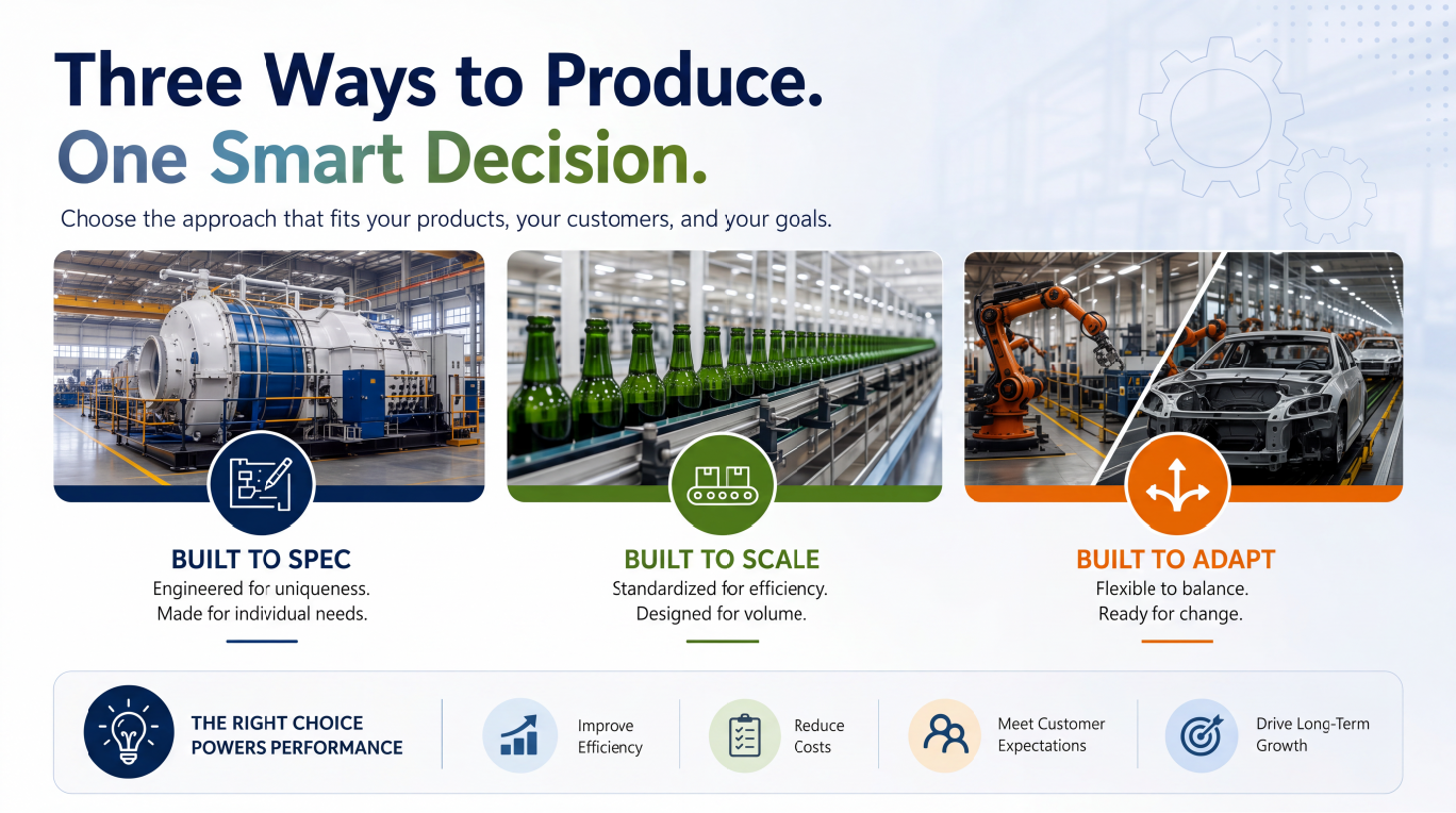 threeways to produce